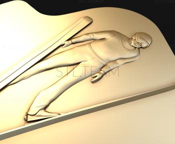 3D модель Скоростной лыжный прыжок (STL)
